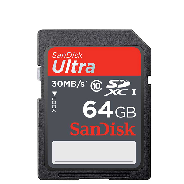 Carte mémoire SANDISK SDXC - 64 GB