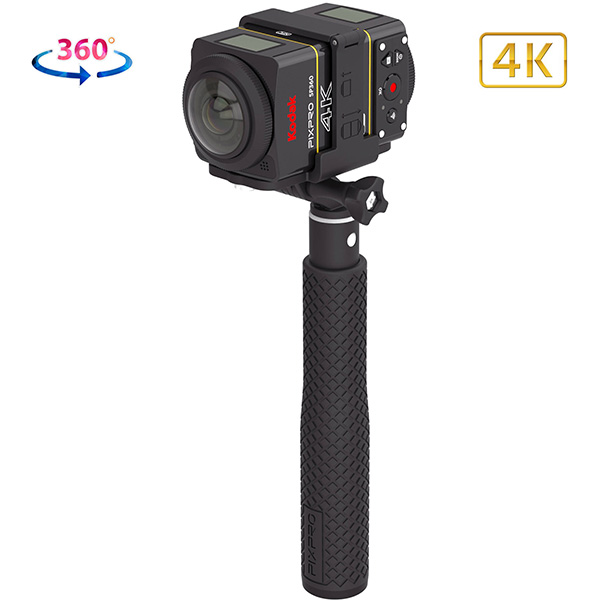 SP360 KODAK - 4K dual pro pack - action cam - 360° - kit complet