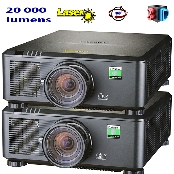 E-Vision Laser - DIGITAL PROJECTION - 20 000 lumens - Full HD - 60hz - objectif interchangeable