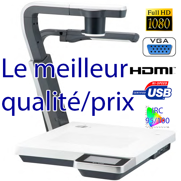 P100HD ELMO - full HD - HDMI - USB   Banc titre 03