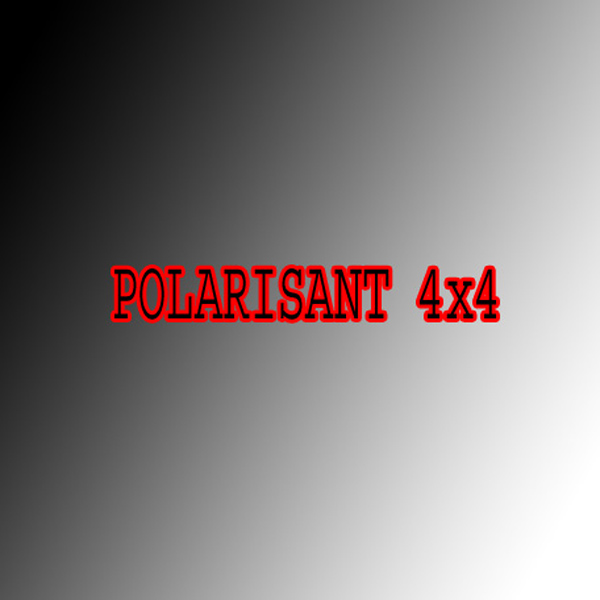Filtre polarisant - 4"X 4"