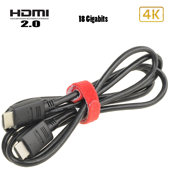 Cable HDMI - 4K - HDR - 3 mètres - 18Gbits - triple blindage