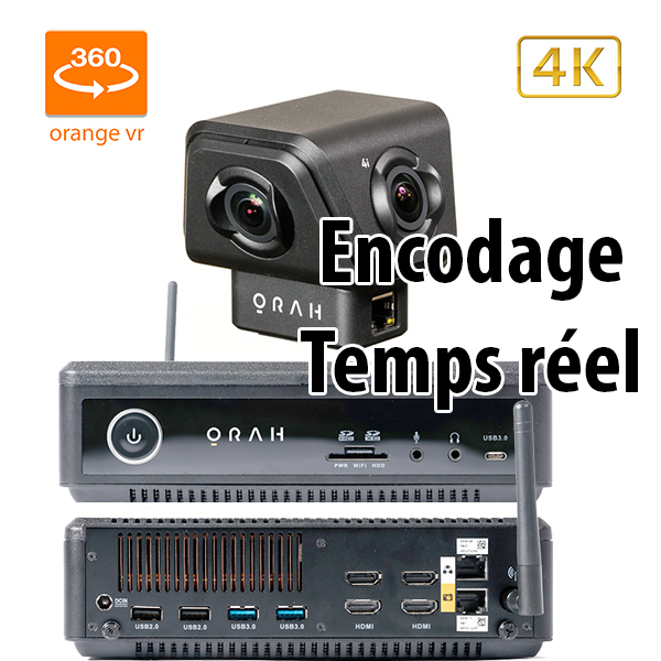 ORAH 4i - 4K caméra 360° - live - avec formation gratuite