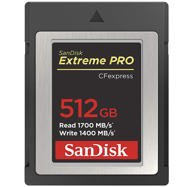 Sandisk CFexpress Extreme Pro 512 GB - ECRITURE: 1400 MB/s – carte mémoire