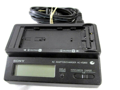 Sony Original Ac-Vq850 Chargeur de Batterie pour batteries Np....- 2 p